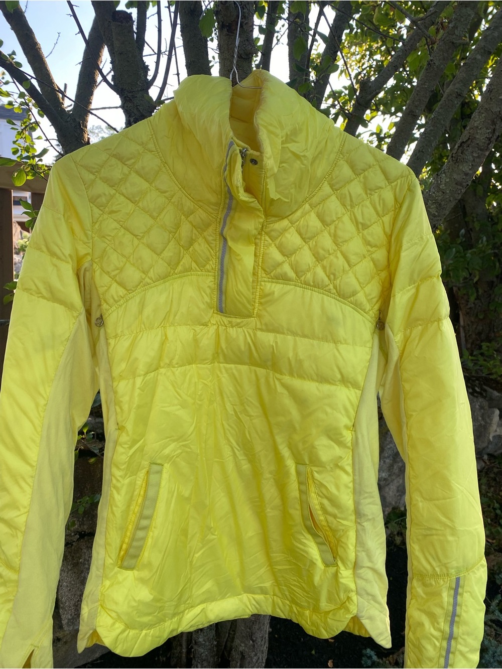 lululemon athletica Bright Yellow Quilted Jacket